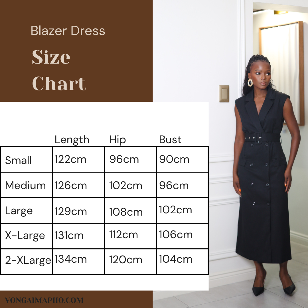 MILA MAXI BLAZER DRESS - BLACK - Image 7